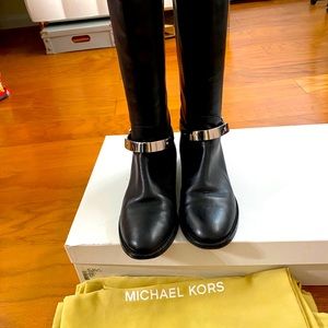 SOLD Michael Kors Boots Black all leather
